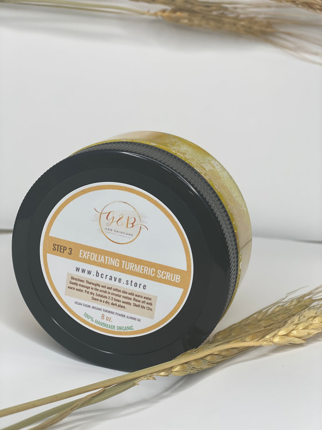 Exfoliating Turmeric Scrub 8oz